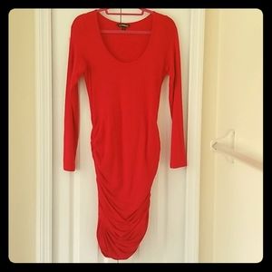 Red dress by Express
